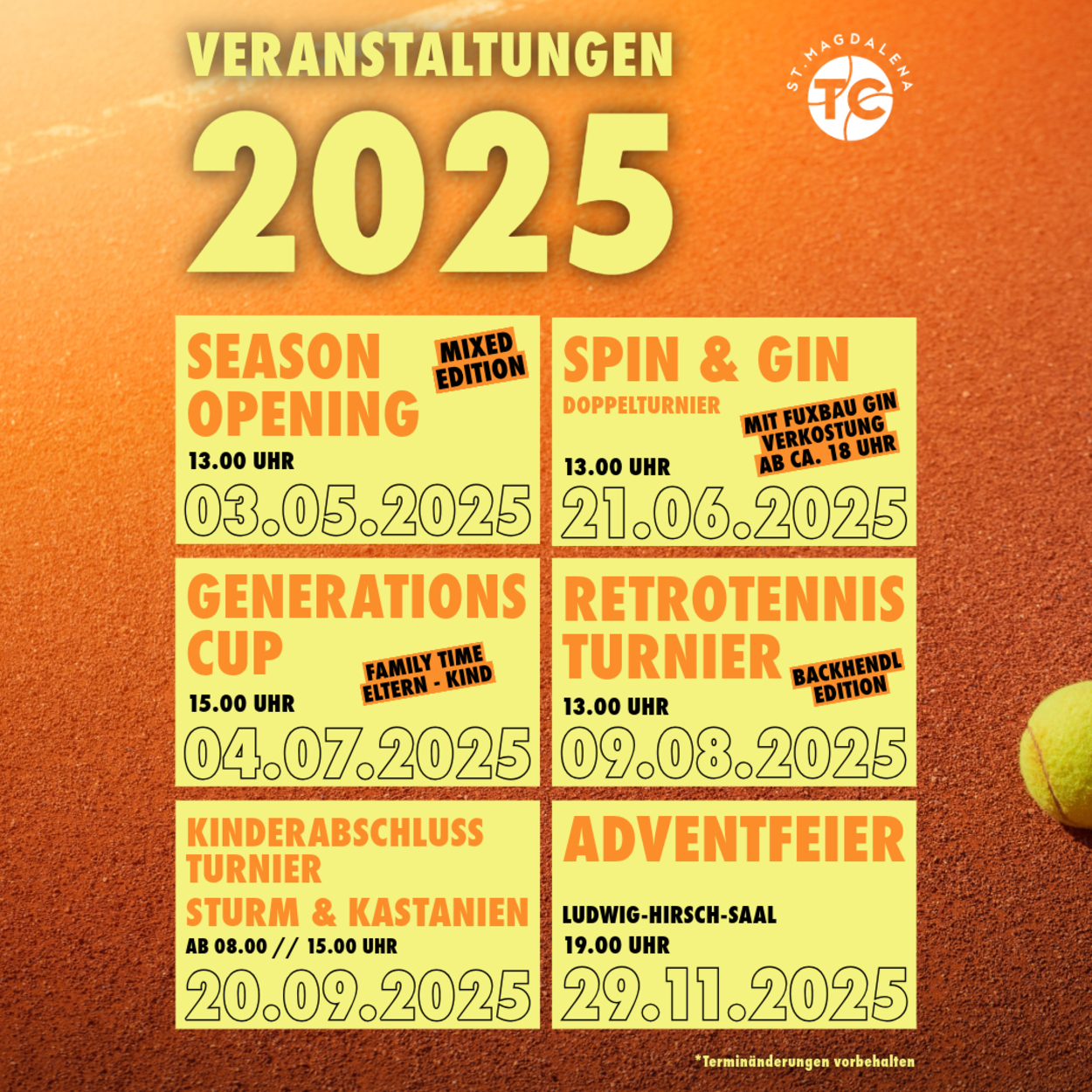 Veranstaltungen 2025