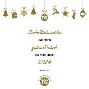 Frohe Weihnachten und einen guten Rutsch ins neue Jahr!